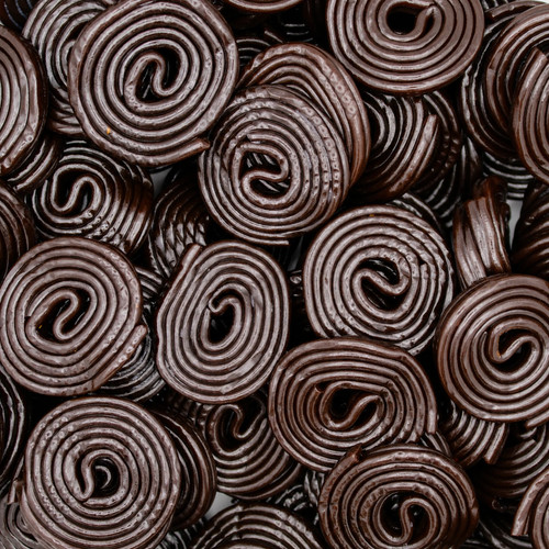 Liquorice wheels from - -,