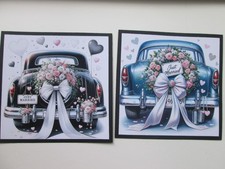 Set of 2  x WEDDING CAR / JUST