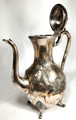 Old vintage ornate silver - vintage,