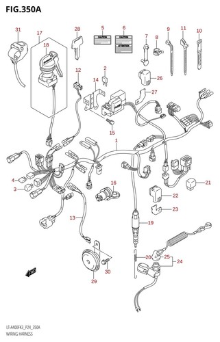 Suzuki genuine atv clamp - suzuki, (l