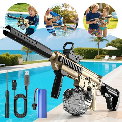 Water pistol squirt - water, gun