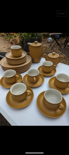 Denby dinner set pre owned - set,