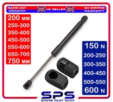 GAS STRUT SPRING LID SUPPORT 150 to 600N Multi Purpose 200 to 750mm with BALL