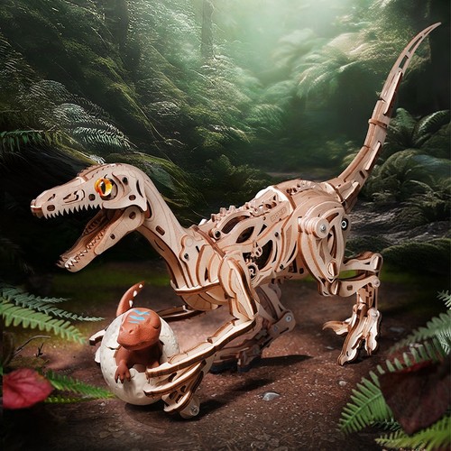 Rokr wooden puzzle dinosaur - puzzle,