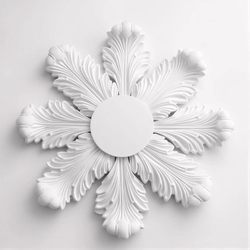 Ceiling rose victorian leaf - ceiling,