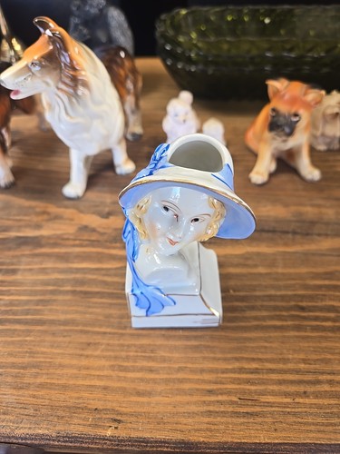 1950 fashion lady - fashion, blue