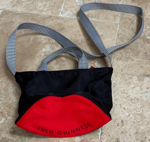 Lulu guinness black cross body - guinness,