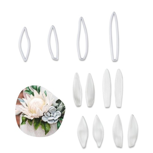 Protea flower fondant - flower, mold