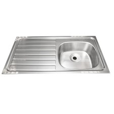 FRANKE STAINLESS STEEL SINK 1015 X 505 X 180 LEFT HAND  B20085L *CLEARANCE SALE*