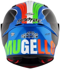 Suomy Track-1 Pecco Mugello 2022 Helmet (Blaumatt / White/Green) Size:M(57)