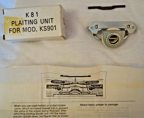 K81 plaiting unit - unit, a