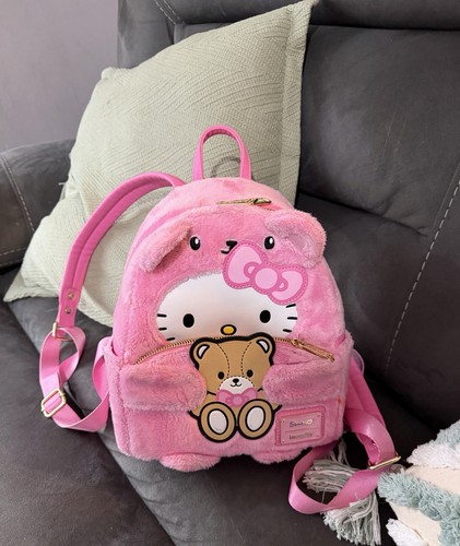 Loungefly hello kitty faux - kitty, fur