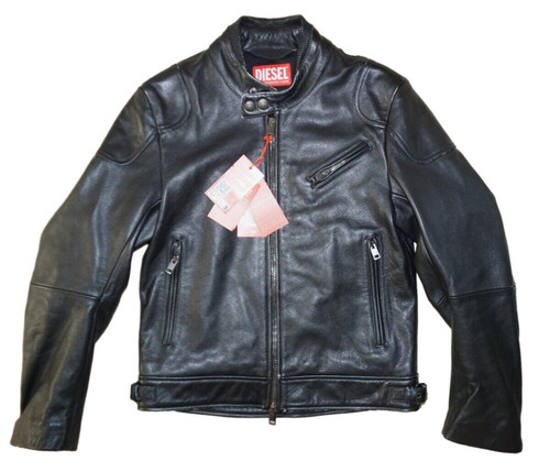Diesel hein leather jacket - diesel,