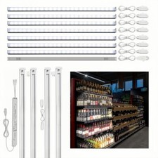 TITATEC gondola shelving LED lights kit 8pcs 40"size bars,LED driver,accessories