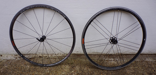 Campagnolo front and rear - front,