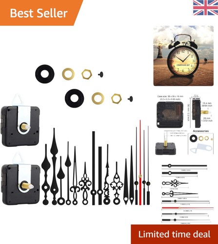 Pack silent quartz clock - silent,