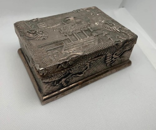 Antique japanese metal relief - antique,