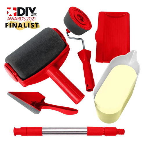 Dekton paint roller kit with - paint,