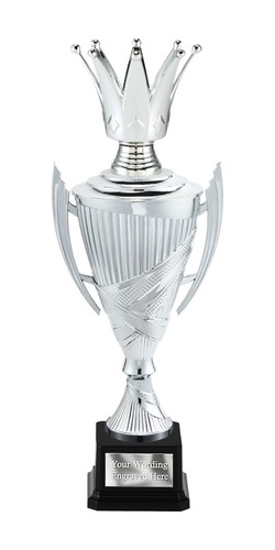 Personalised silver crown - silver,