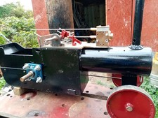 Homemade live steam traction engine project parts spares or repairs