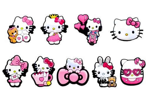 Hello kitty jibbitz crocs - kitty,