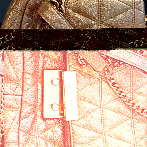 Michael kors gold quilted - michael,