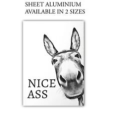 Aluminium Sign / Plaque Stupid