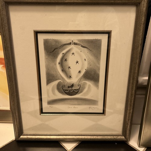 Adam print framed - print, above