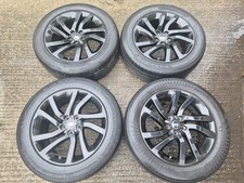 4x Genuine Land Rover 20" Style 5011 Black Alloy Wheels + Tyres Discovery 5
