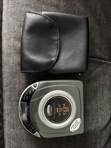 Police sony discman portable - police,
