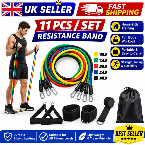 11pcs resistance bands set - 11pcs,