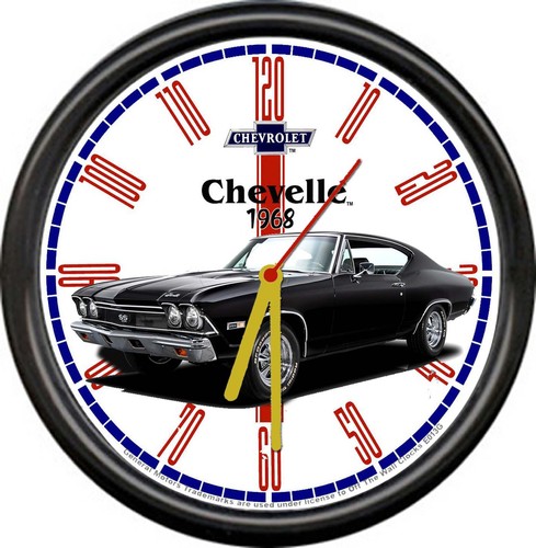 Licensed 1968 black - black, chevy