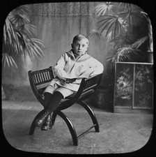 ANTIQUE Magic Lantern Slide