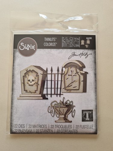 Sizzix thinlits dies - sizzix, graveyard