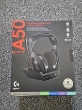 Logitech G Astro A50 Gen 5 Lightspeed Wireless Gaming Headset with Base Station