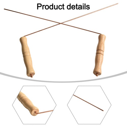 Copper dowsing rods with - copper,