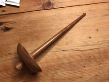 Wood Bottom Whorl Drop Spindle Wool Spinning 