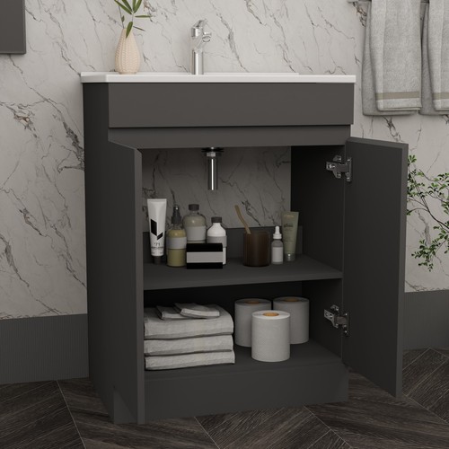Freestanding 600mm grey - freestanding,