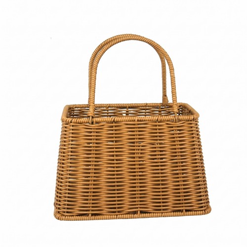 Wicker basket arched handle - wicker,