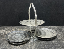 vintage metal three-tier