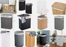 Bamboo Laundry Basket With