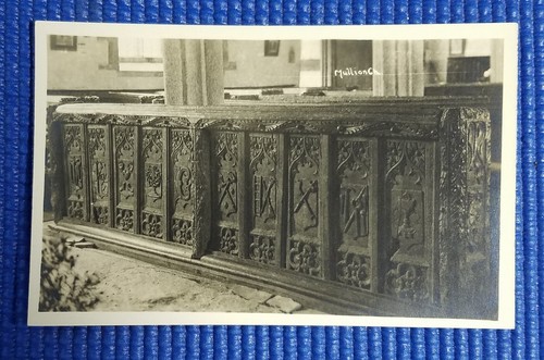 Vintage interior oak carved - oak,