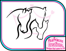 Horse Riding Equestrian Horses K Vinyl Sticker Car Van Wall Poster Trailer Decal