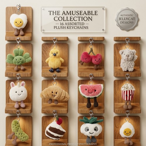 Cute plush keyring soft toy - keyring,