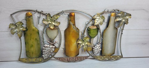 Large metal wine wall - large,