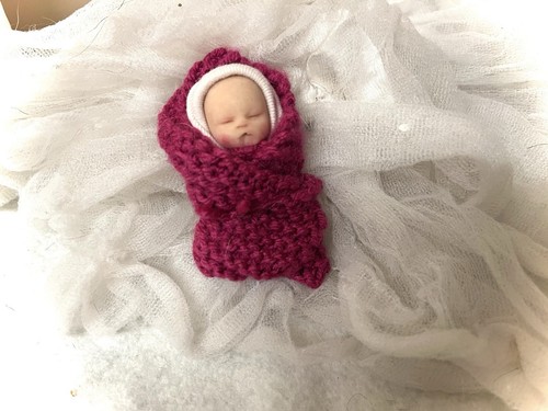 Polymer ooak baby - ooak,