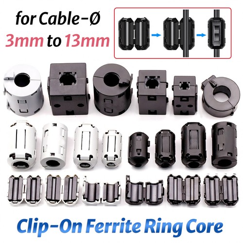 Clip ferrite ring - clip-on, core