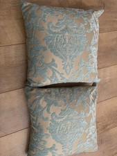 DESIGNERS GUILD FABRIC CABRIOLE FABRIC COLOUR DUCK EGG BLUE  CUSHION X2