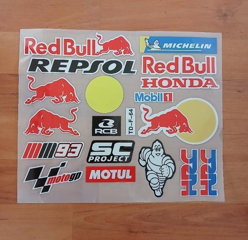Decal vinyl sticker sheet - rc,