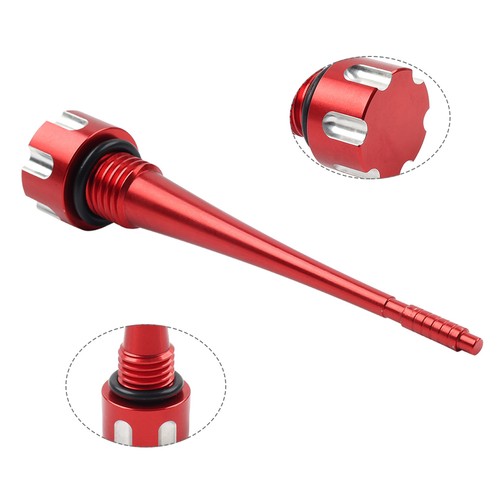 Red cnc oil dipstick - cnc,